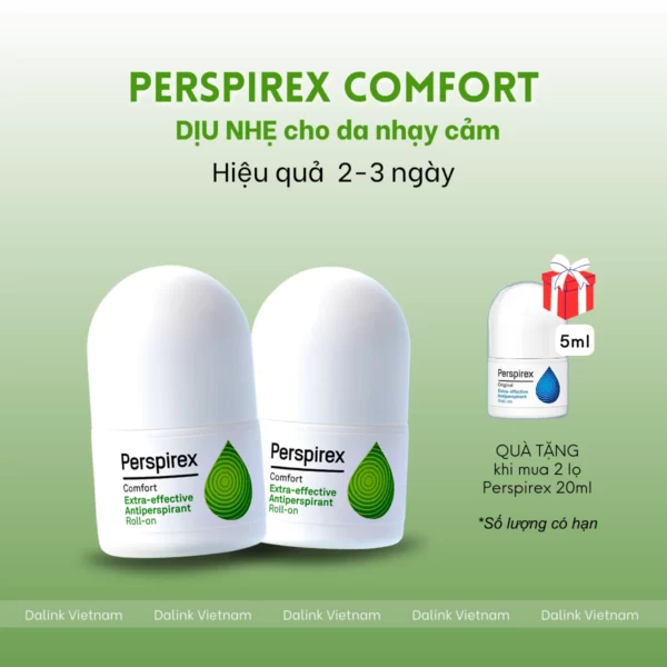 Combo 2 lọ Perspirex Comfort (Dịu nhẹ)