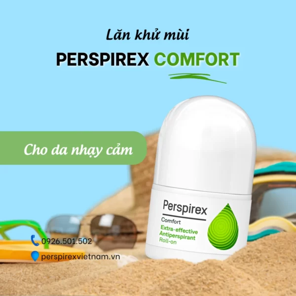 Perspirex Comfort lăn khử mùi cho da nhạy cảm